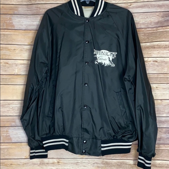 Other - Vintage Black Nylon Jacket-Midnight Special, Sz XL